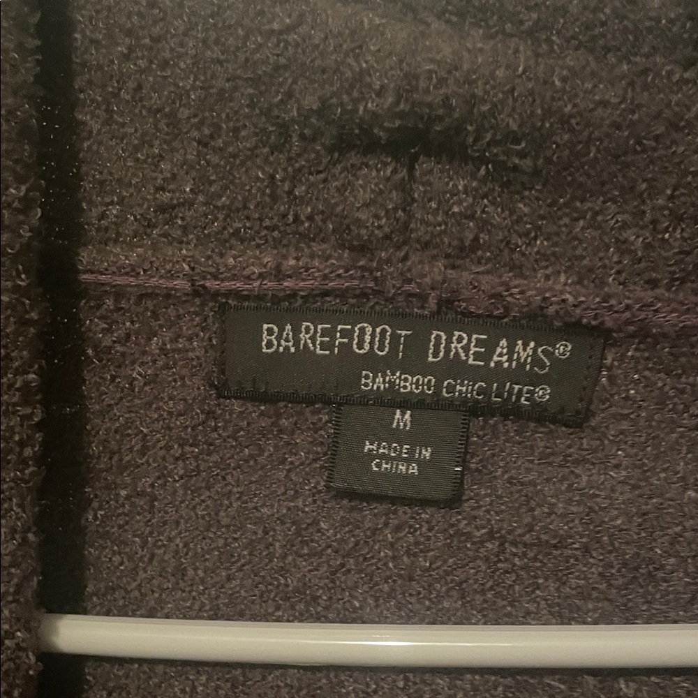 Barefoot Dreams Dark brown cardigan.